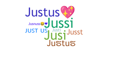Smeknamn - Justus