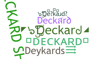Smeknamn - Deckard