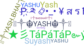 Smeknamn - Yashu