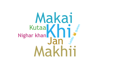 Smeknamn - Makhi
