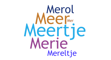 Smeknamn - Merel