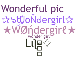 Smeknamn - wondergirl
