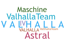 Smeknamn - Valhalla