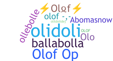 Smeknamn - Olof