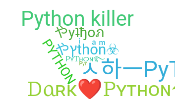 Smeknamn - Python