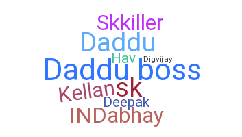 Smeknamn - Daddu