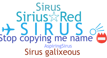Smeknamn - Sirus