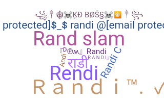 Smeknamn - Randi