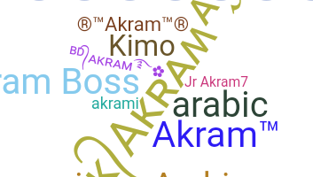 Smeknamn - Akram