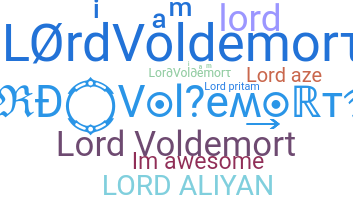 Smeknamn - LordVoldemort