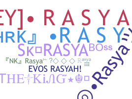 Smeknamn - Rasya