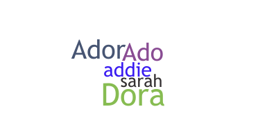 Smeknamn - Adora