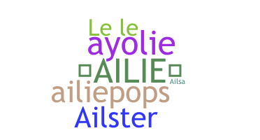 Smeknamn - Ailie