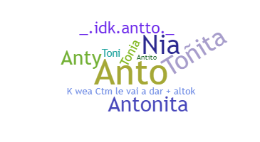 Smeknamn - Antonia