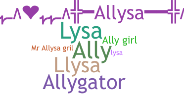 Smeknamn - Allysa