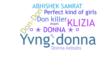 Smeknamn - Donna