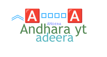 Smeknamn - Andera