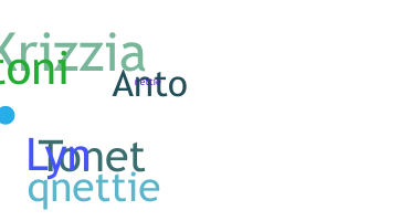 Smeknamn - Antonette