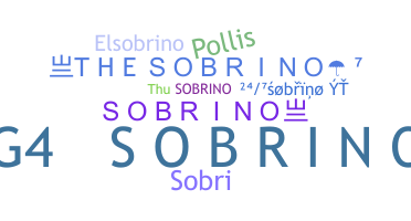 Smeknamn - Sobrino