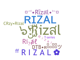 Smeknamn - Rizal