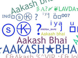 Smeknamn - Aakashbhai
