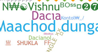 Smeknamn - Dacia