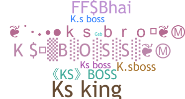 Smeknamn - KsBoss