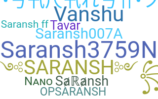Smeknamn - Saransh