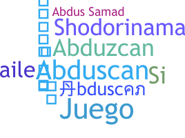 Smeknamn - Abduscan