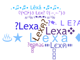 Smeknamn - lexa3d