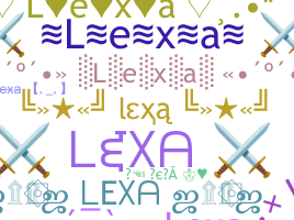 Smeknamn - lexa1pro