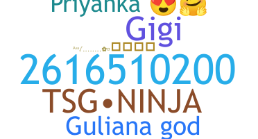 Smeknamn - Guliana