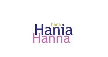 Smeknamn - Hania