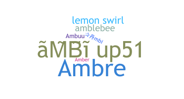 Smeknamn - Ambi