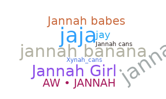 Smeknamn - Jannah