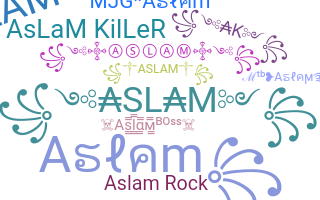 Smeknamn - Aslam