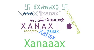 Smeknamn - XANAX