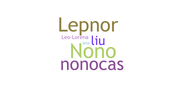 Smeknamn - Leonor
