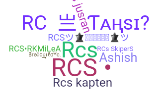 Smeknamn - RCS