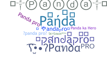 Smeknamn - pandapro