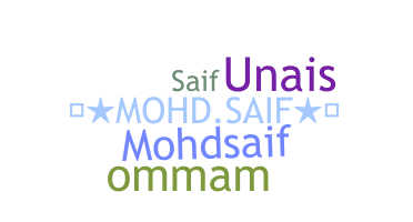 Smeknamn - MohdSaif