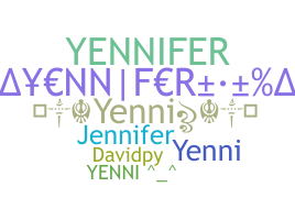 Smeknamn - Yennifer
