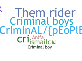 Smeknamn - Criminalboys