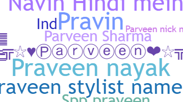 Smeknamn - Parveen