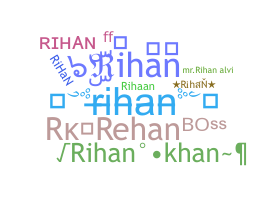 Smeknamn - Rihan