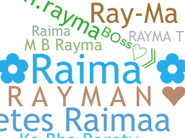 Smeknamn - Rayma