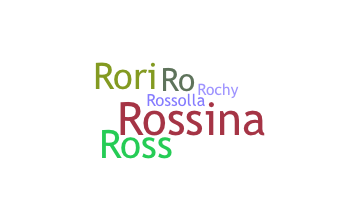 Smeknamn - Rossana