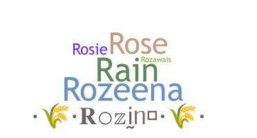 Smeknamn - Rozina
