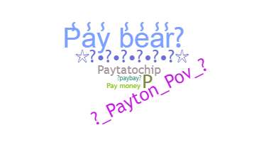 Smeknamn - Payton
