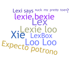 Smeknamn - Lexie